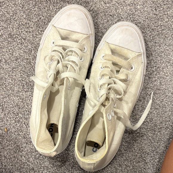 Converse White High-Top Sneakers - Picture 3 of 3